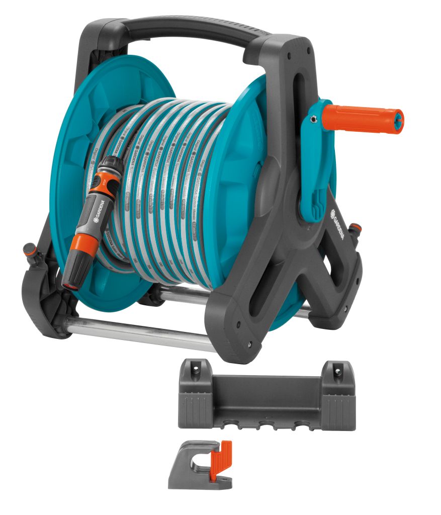 Wall-Fixed Hose Reel 50 Set