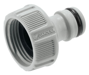 21 mm (G1/2") tap with 26.5 mm (G3/4") thread