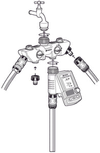 Four Channel Water Distributor