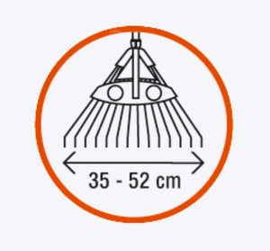 Combisystem Plastic Fan Rake Adjustable